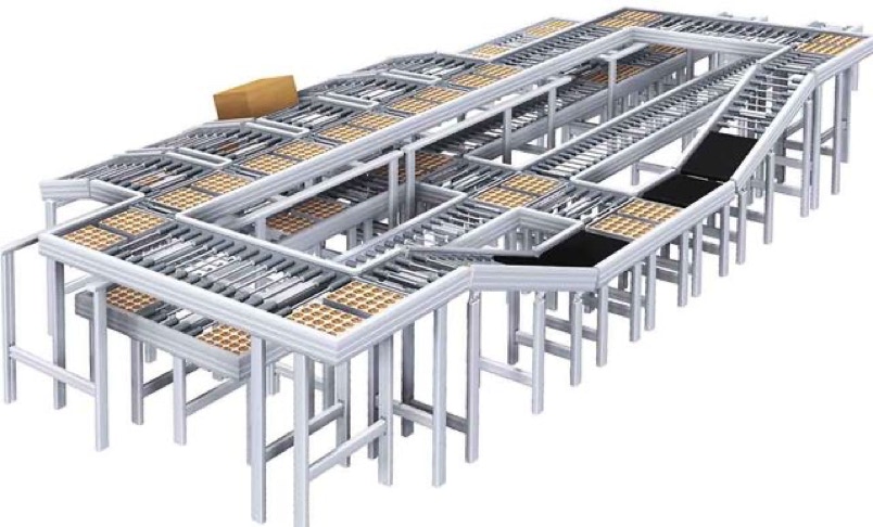 OTUs (Omnidirectional Transfer Units) allowed to build complex distribution system