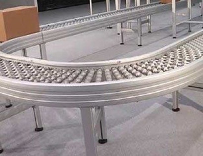 roller conveyor curves